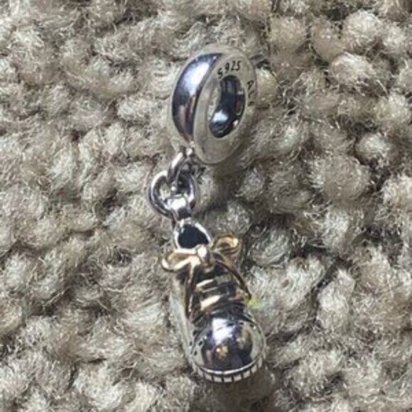 Pandora Baby Shoe Dangle Charm - Picture 4 of 5